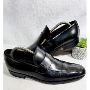 Gucci | Shoes | Gucci Menss Size 9d Black Leather Slip On 